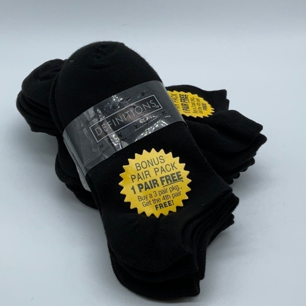 Definitions New York Socks low profile black